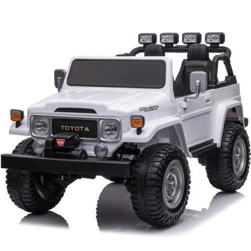 Toyota Two Seater Fj-40 Licensed Ride on Car ( Pink, Silver,Black) - Toytexx Toyota Two Seater Fj-40 Licensed Ride on Car ( Pink, Silver,Black) - Toytexx